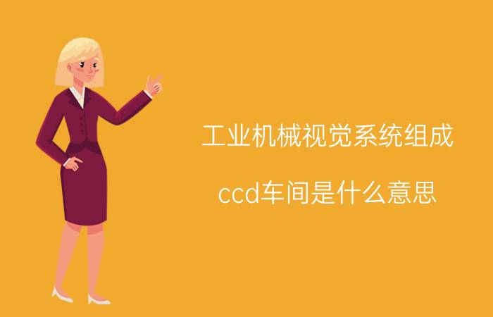 工业机械视觉系统组成 ccd车间是什么意思？